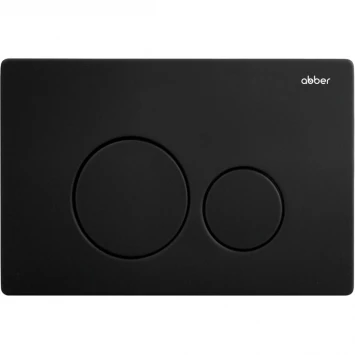Кнопка смыва Abber AC0121MB для инсталляции, черный матовый