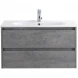 Тумба Cemento Grigio 90 см BelBagno Kraft KRAFT-900-2C-SO-CG