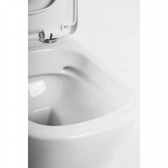 Унитаз подвесной BelBagno Albano BB120CHR безободковый, белый