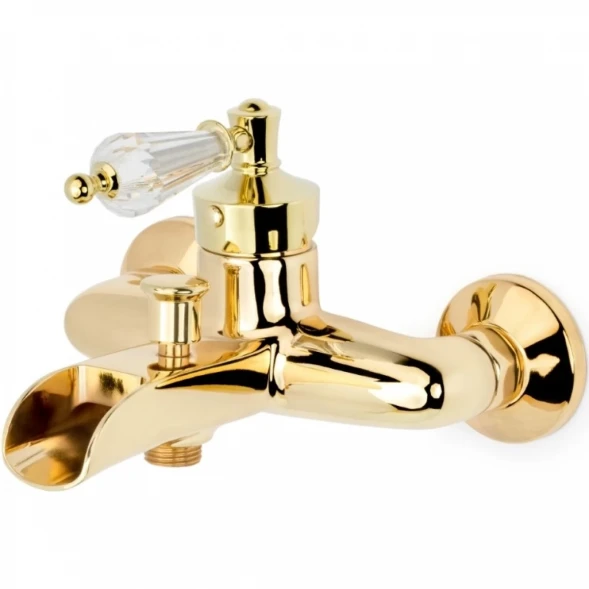 Смеситель для ванны Boheme Vogue Swarovski 213-SW Золото/прозрачный