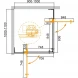 Душевой уголок 100-110x90-100 см Cezares SLIDER-AH-2-90/100-100/110-BR-NERO бронза