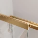 Шторка для ванны Cezares Slider SLIDER-VF-11-90/150-C-BORO 89 см, профиль золотой матовый, стекло прозрачное