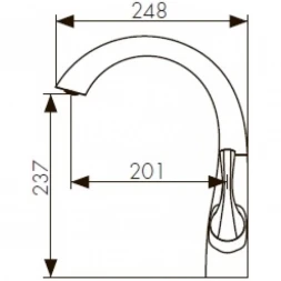 Смеситель для кухни Kaiser Comba 48033