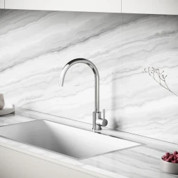 Смеситель для кухни Sancos Stainless SC12001SS нержавеющая сталь