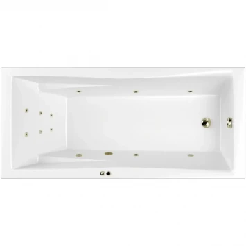 Акриловая ванна Whitecross Palace 0104.180080.100.LINE.BR 179,5x80 см, с гидромассажем, белый
