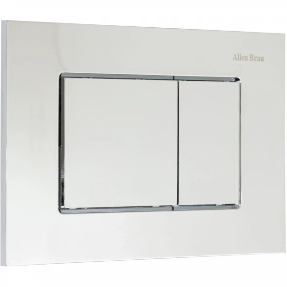 Кнопка смыва Allen Brau Evo S 9.2EV01.00 для инсталляции, хром