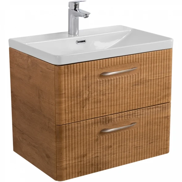 Тумба под раковину BelBagno Due DUE-600-2C-SO-RN-P 60,6 см, подвесная, Rovere Nature