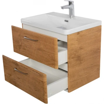 Тумба под раковину BelBagno Due DUE-600-2C-SO-RN-P 60,6 см, подвесная, Rovere Nature