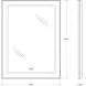 Зеркало BelBagno Kraft SPC-KRAFT-600-800-LED-TCH-WARM-NERO 60x80 см, с LED-подсветкой, сенсорным выключателем, антизапотеванием, черный