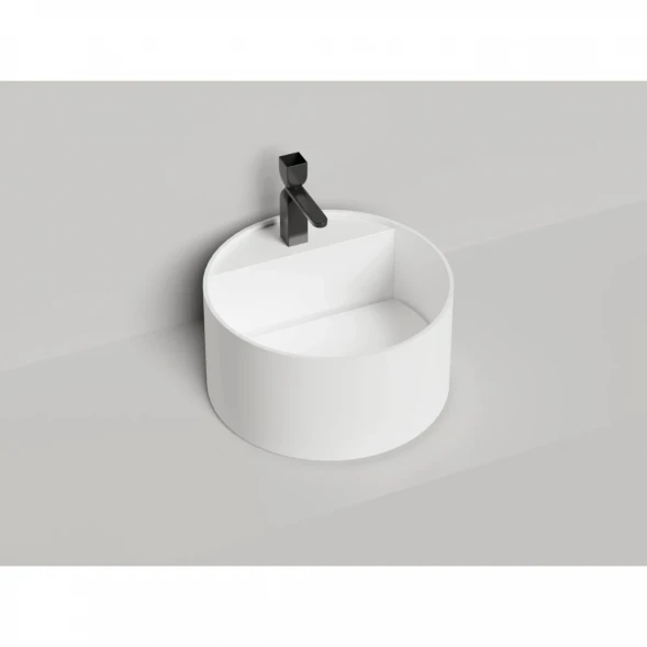 Раковина-чаша Salini S-Sense Armonia Round Top 02 130412TG 45x45 см, накладная, белый глянец