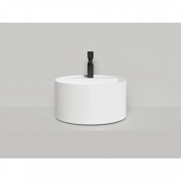 Раковина-чаша Salini S-Sense Armonia Round Top 02 130412TG 45x45 см, накладная, белый глянец
