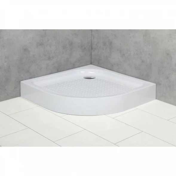 Акриловый поддон 80x80 см BelBagno TRAY-BB-R-80-550-15-W