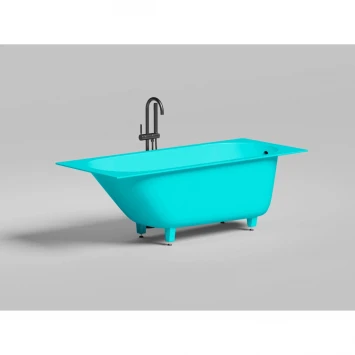 Ванна из литьевого мрамора Salini S-Sense Ornella 102314GF 170x80 см, покраска по RAL глянец полностью