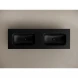 Раковина Ceramica Nova Grace CN7022MBwx 141x46 см, накладная, черный матовый