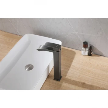 Смеситель для раковины Abber Wasserfall AF8611NG никель
