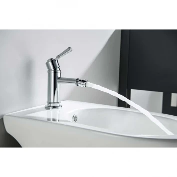 Смеситель для биде Aquatek Классик AQ1518CR без донного клапана, хром