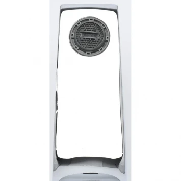 Смеситель для раковины AQUAme Prato AQMP6121 с донным клапаном, хром