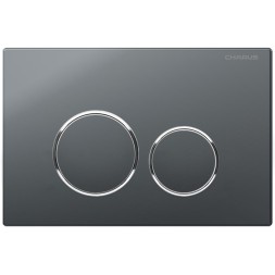 Кнопка смыва Charus Spazio FP.330.GRP.01 графит матовый