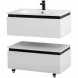 Тумба под раковину Cezares Slider SLIDER-800-1C-SO-BO 79,8 см, подвесная, Bianco Opaco