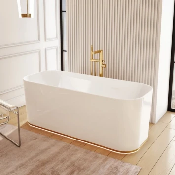 Квариловая ванна Villeroy &amp; Boch Finion UBQ177FIN7N100V101 170x70 см, отдельностоящая, альпийский белый