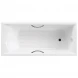 Ванна чугунная Delice Prestige DLR230611R-AS 175x75 см, с отверстиями под ручки, антискользящим покрытием, белый