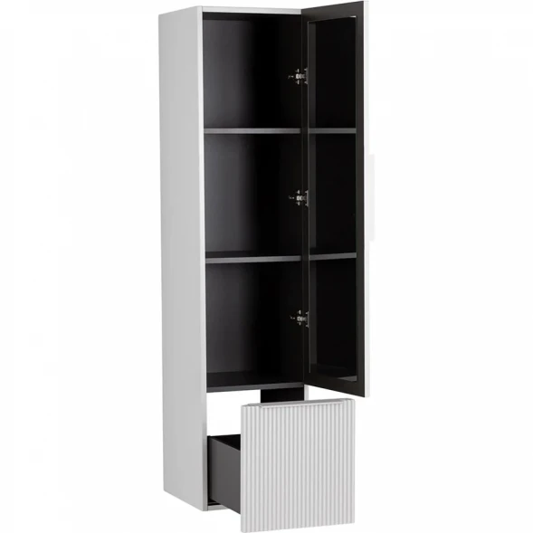 Пенал Cezares Premium 55506 подвесной L/R, Plisse Bianco Opaco