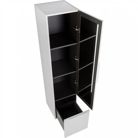 Пенал Cezares Premium 55506 подвесной L/R, Plisse Bianco Opaco