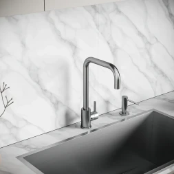 Смеситель для кухни Sancos Stainless SC12002SS нержавеющая сталь