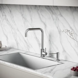 Смеситель для кухни Sancos Stainless SC12002SS нержавеющая сталь