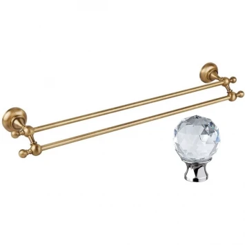 Полотенцедержатель Cezares Aphrodite APHRODITE-TD07-01-Sw 60,1 см, двойной, хром
