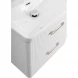 Тумба под раковину BelBagno Due DUE-600-2C-SO-BM-P 60,6 см, подвесная, белый металлик