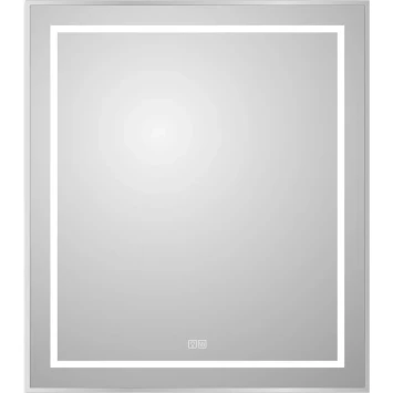 Зеркало BelBagno Kraft SPC-KRAFT-700-800-LED-TCH-WARM 70x80 см, с LED-подсветкой, сенсорным выключателем, антизапотеванием, алюминий