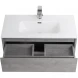 Тумба Cemento Grigio 80 см BelBagno Kraft KRAFT 39-800/390-2C-SO-CG