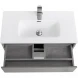 Тумба Cemento Grigio 80 см BelBagno Kraft KRAFT 39-800/390-2C-SO-CG