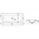 Раковина Ceramica Nova Grace CN7019MBwx 91x45,7 см, накладная, черный матовый