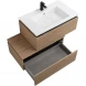 Тумба Cezares Slider SLIDER-800-1C-PI-RT-P 80 см, напольная, дуб тангент