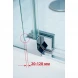 Душевой уголок 90-100x90-100 см Cezares SLIDER-A-2-90/100-C-Cr прозрачное