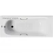 Ванна чугунная Vinsent Veron Concept VCO1407042H/VH0012BR-AS 140x70 см, с ручками, антискользящим покрытием, белый