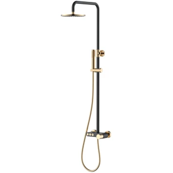 Душевая система 300 мм Boheme Stick Diamond 128-BG