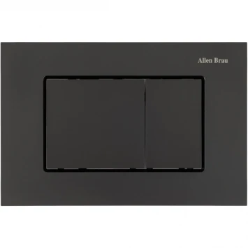 Кнопка смыва Allen Brau Evo S 9.2EV01.31 для инсталляции, черный матовый