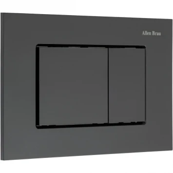 Кнопка смыва Allen Brau Evo S 9.2EV01.31 для инсталляции, черный матовый