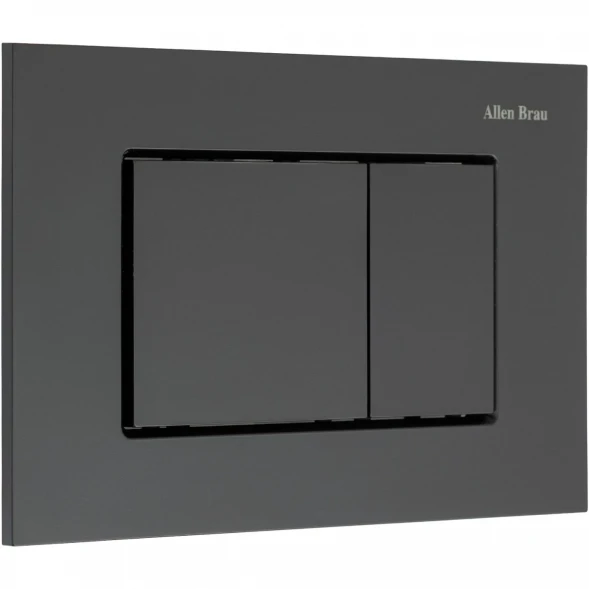 Кнопка смыва Allen Brau Evo S 9.2EV01.31 для инсталляции, черный матовый