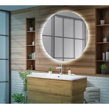 Зеркало BelBagno SPC-INT-1000-LED 100x100 см, с LED-подсветкой