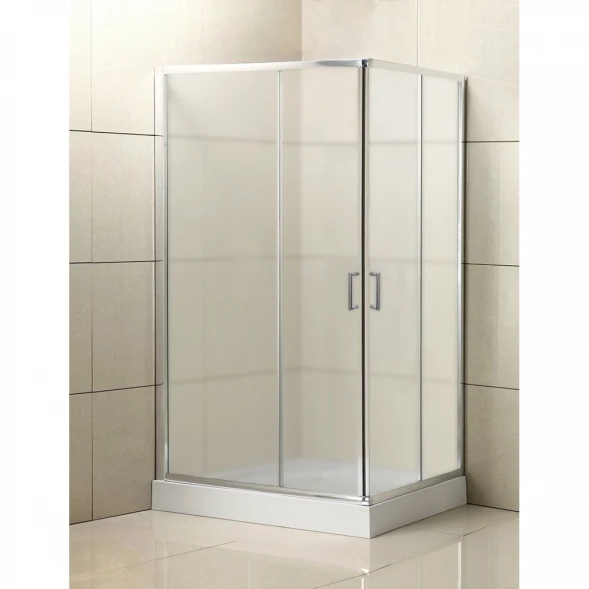 Душевой уголок 120x80 см BelBagno Uno UNO-195-AH-2-120/80-P-Cr текстурное стекло