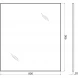 Зеркало 80x90 см BelBagno SPC-AL-800-900