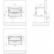 Раковина 73,4x48,1 см BelBagno Fly BB700-LV-CER-N