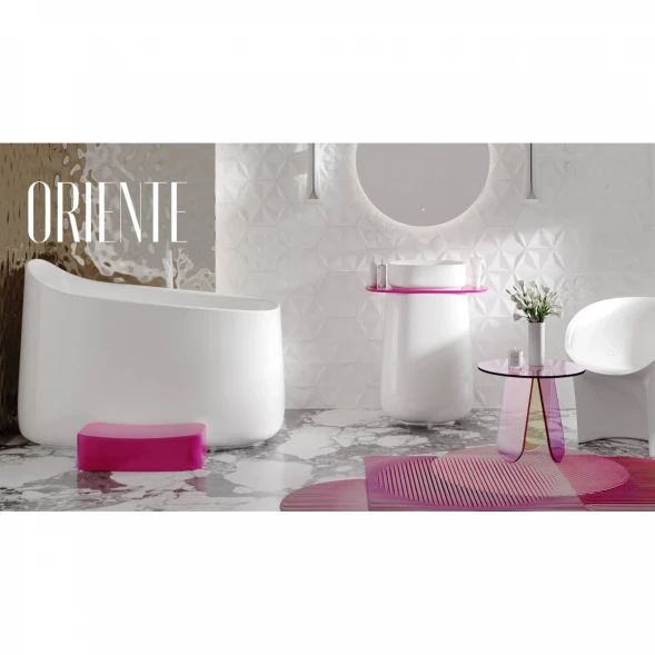 Ванна из литьевого мрамора Salini S-Sense Oriente Ofuro 1043101MF 140x80 см, отдельностоящая, покраска по RAL матовый полностью