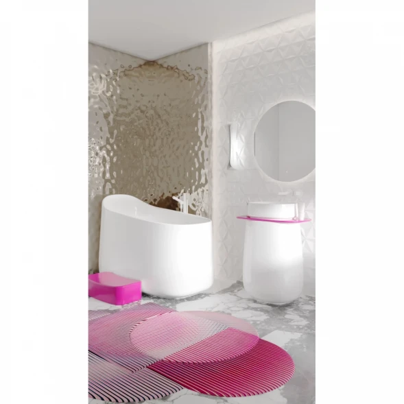 Ванна из литьевого мрамора Salini S-Sense Oriente Ofuro 1043101MF 140x80 см, отдельностоящая, покраска по RAL матовый полностью