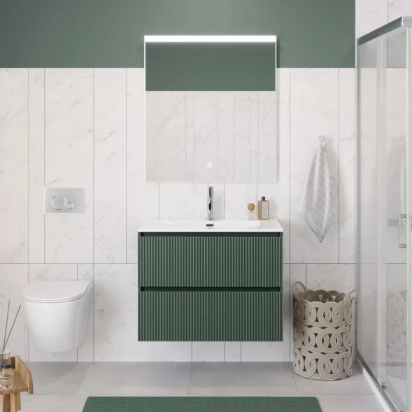 Тумба под раковину BelBagno Uno UNO-800-2C-SO-VO 80 см, подвесная, еловый матовый