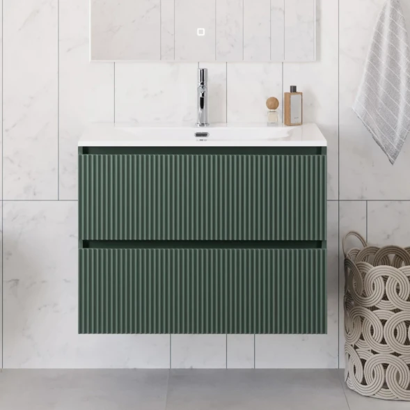 Тумба под раковину BelBagno Uno UNO-800-2C-SO-VO 80 см, подвесная, еловый матовый